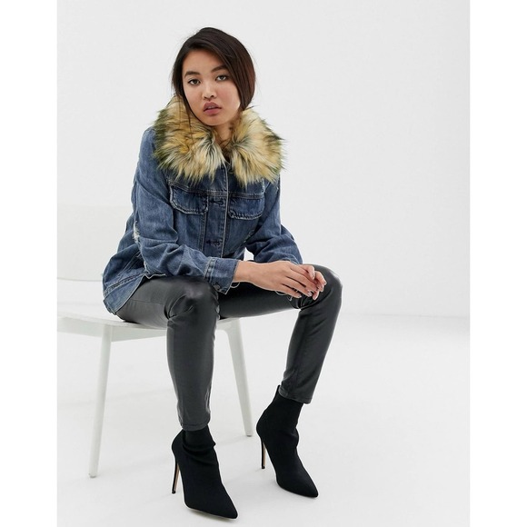 Blank NYC Love Denim Oversized Lined Jacket XS - Picture 5 of 11